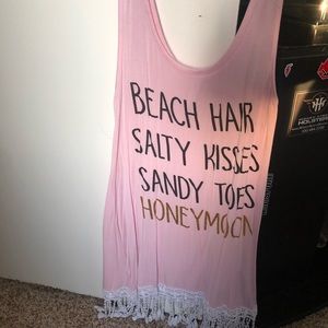 Beach Cover Up from David’s Bridal